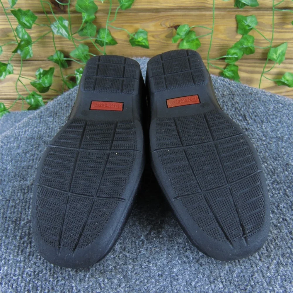 Dexter Men Comfort Driving Moccasin Black Synthetic Sz 7 Medium Gently Used 2025